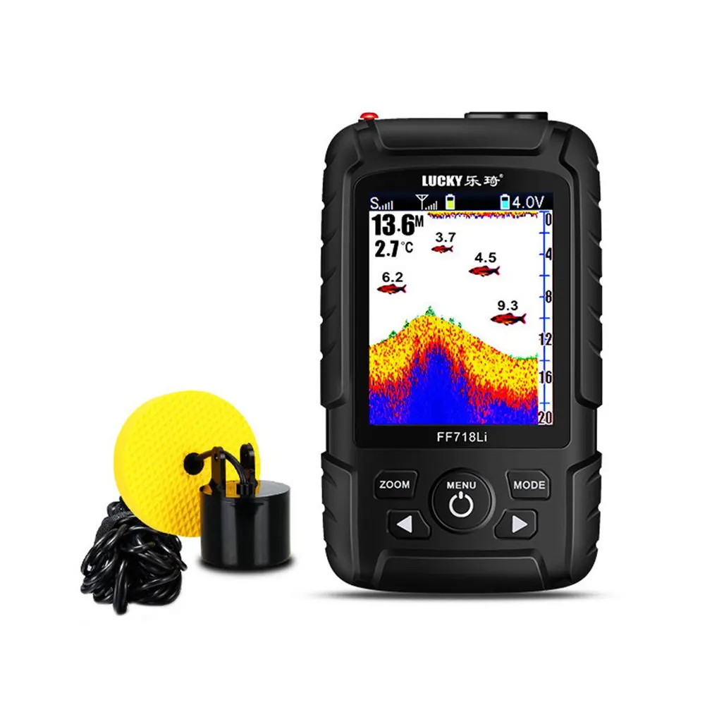Fishing Gear Ultrasonic Sonar Color Screen Deep Waterproof Fish Finder Built-in Memory Durable Fishing Gear Portable Fish Finder
Fishing Gear Ultrasonic Sonar Color Screen Deep Waterproof Fish Finder Built-in Memory Durable Fishing Gear Portable Fish Finder
