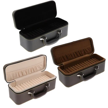 15 Slots PU Leather Bracelets Jewelry Storage Box with Soft Plush Fabric Lining, 30.6x11.6x11.6cm
15 Slots PU Leather Bracelets Jewelry Storage Box with Soft Plush Fabric Lining, 30.6x11.6x11.6cm