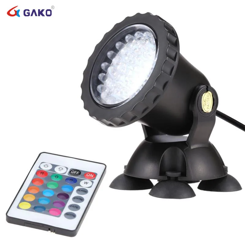 Gako Spot Light with RGB Remote Control Aquarium LED Light Waterproof Spot Lamp for Fish Tank Pond Garden Decoration
Gako Spot Light with RGB Remote Control Aquarium LED Light Waterproof Spot Lamp for Fish Tank Pond Garden Decoration