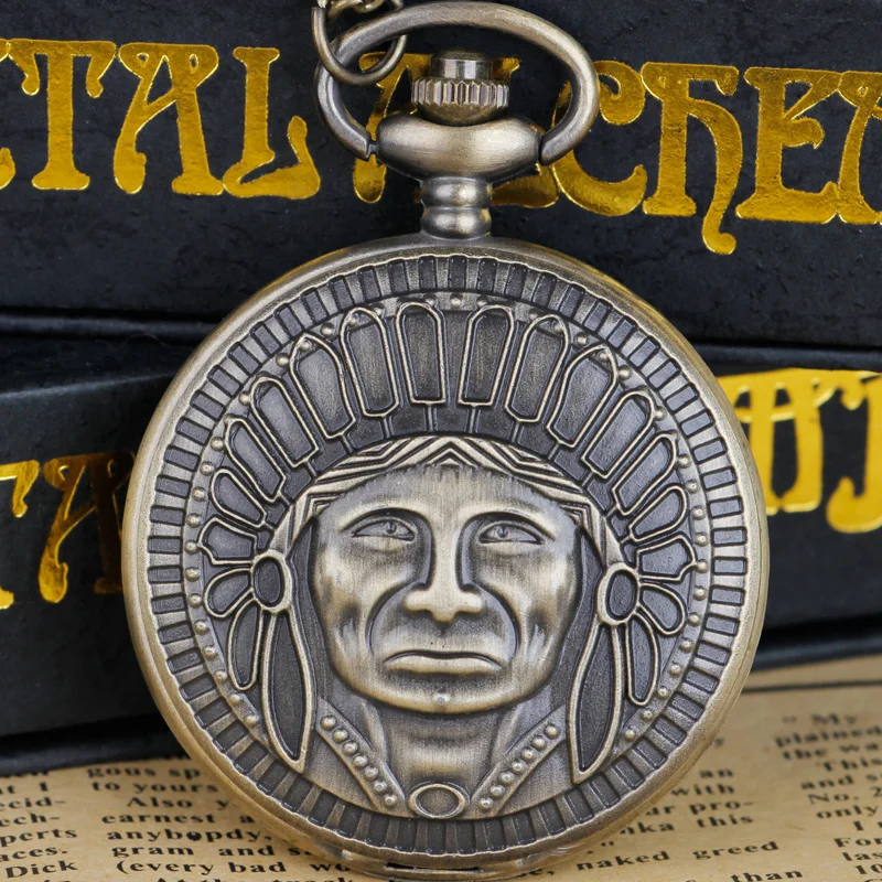 Steampunk Old Man Sculpture Pattern Pocket Watch with chainBronze Pendant Necklace Chain Vintage Pocket watches Men Gift
Steampunk Old Man Sculpture Pattern Pocket Watch with chainBronze Pendant Necklace Chain Vintage Pocket watches Men Gift
