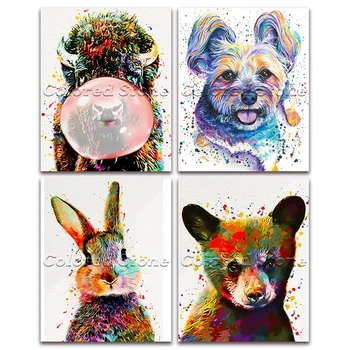 5D Full Square Diamond painting embroidery Cross stitch Animals Cow dog rabbit bear 3D DIY Round Drill Drawing mosaic 392
5D Full Square Diamond painting embroidery Cross stitch Animals Cow dog rabbit bear 3D DIY Round Drill Drawing mosaic 392