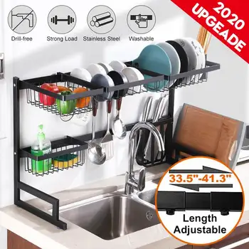 Adjustable Kitchen Sink Storage Rack Kitchen Storage Holder Dish Rack Bowl Tableware Plate Drainer Drying Rack Organizer
Adjustable Kitchen Sink Storage Rack Kitchen Storage Holder Dish Rack Bowl Tableware Plate Drainer Drying Rack Organizer
