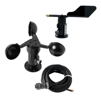 2PCS Wind Speed and Wind Volume Transmitter Meteorological Photoelectric Metal Wind Speed Sensor 
2PCS Wind Speed and Wind Volume Transmitter Meteorological Photoelectric Metal Wind Speed Sensor