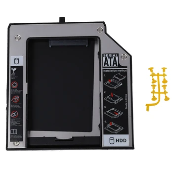 Second SATA hard drive Adapter Bay Caddy for LENOVO Thinkpad T420 T520 W520 12.7mm
Second SATA hard drive Adapter Bay Caddy for LENOVO Thinkpad T420 T520 W520 12.7mm