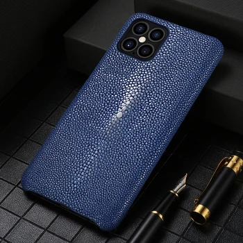 Genuine Stingray Leather Phone Case for iPhone 12 Pro Max 12 Max 11 Pro Max SE 2020 X XR XS MAX 8 7 Plus 6 6S 5 5s Luxury cover 
Genuine Stingray Leather Phone Case for iPhone 12 Pro Max 12 Max 11 Pro Max SE 2020 X XR XS MAX 8 7 Plus 6 6S 5 5s Luxury cover