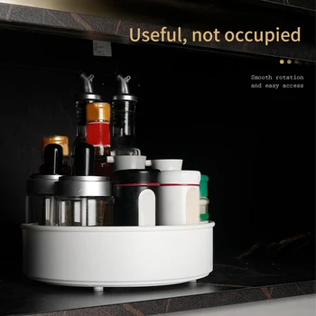 2 Tier Condiments Turntable Food Container Freestanding Kitchen Organizer 360 Degree Rotation Countertops Cabinet Storage Rack
2 Tier Condiments Turntable Food Container Freestanding Kitchen Organizer 360 Degree Rotation Countertops Cabinet Storage Rack