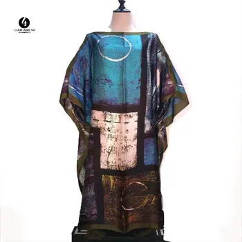 free Size European Printed Multi color Italian Silk Kaftan dresses Dashiki Elegant boubou dresses African dresses for women
free Size European Printed Multi color Italian Silk Kaftan dresses Dashiki Elegant boubou dresses African dresses for women