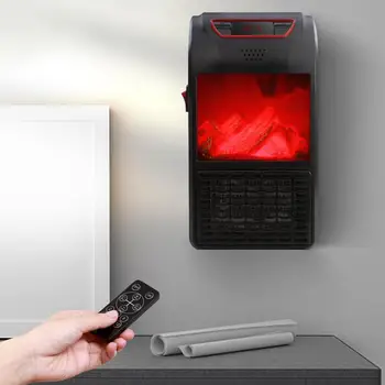 Portable Electric Fireplace Heater Wall-mounted Warm Air Electric Wall Heater Mini Plug-in Adjustable Thermostat Home Heater
Portable Electric Fireplace Heater Wall-mounted Warm Air Electric Wall Heater Mini Plug-in Adjustable Thermostat Home Heater