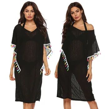 New Popular Black Women Sexy Swimsuit Cover Up Summer Beach Dress Beach Cover Lady Dolman sleeved Pareo Sarongs Bikini Tunic
New Popular Black Women Sexy Swimsuit Cover Up Summer Beach Dress Beach Cover Lady Dolman sleeved Pareo Sarongs Bikini Tunic