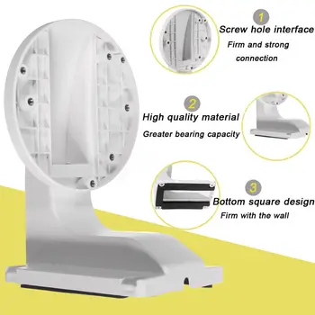 White ABS Indoor Wall Mount Bracket DS-1258ZJ Set For Hikvision IP Dome Camera
