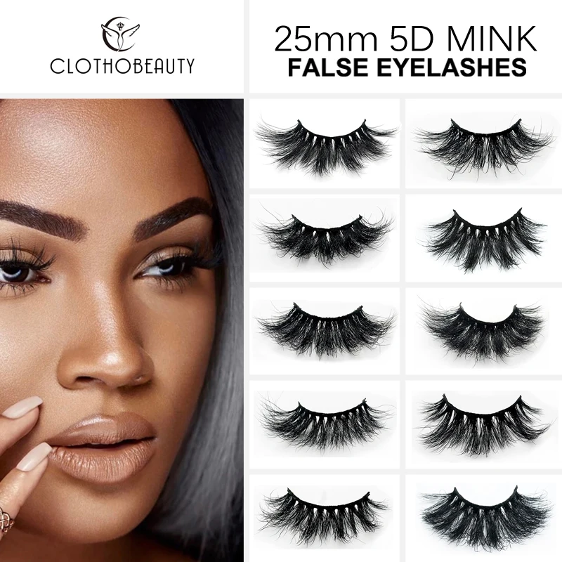 CLOTHOBEAUTY 25mm False Eyelashes Wholesale 3D Mink Lashes Custom Packaging Label Thick Strip Criss-cross Strands Soft Dramatic
CLOTHOBEAUTY 25mm False Eyelashes Wholesale 3D Mink Lashes Custom Packaging Label Thick Strip Criss-cross Strands Soft Dramatic
