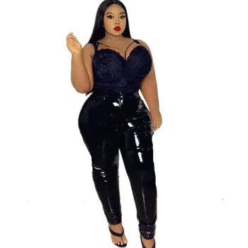Plus Size Pants Women Streetwear Tight Skinny Leather Pants Black Punk PU Pantalones Mujer Cintura Alta Wholesale Dropshipping
Plus Size Pants Women Streetwear Tight Skinny Leather Pants Black Punk PU Pantalones Mujer Cintura Alta Wholesale Dropshipping