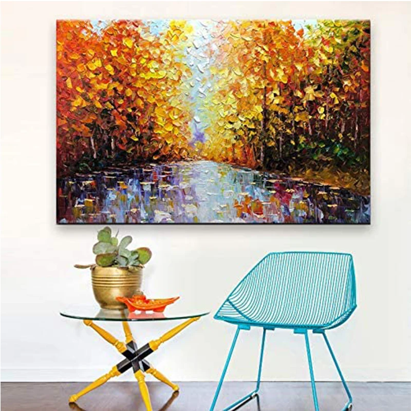 Oil Painting Landscape Scenic maple leaf forest 3D Hand-Painted On Canvas Abstract Artwork For Wall Decoration Abstract Painting
Oil Painting Landscape Scenic maple leaf forest 3D Hand-Painted On Canvas Abstract Artwork For Wall Decoration Abstract Painting