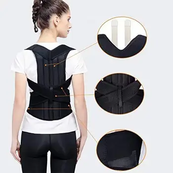 ZITY Back Posture Brace Clavicle Support Men and Women Posture Corrector Stop Slouching Hunching Adjustable Back Trainer Shaper
ZITY Back Posture Brace Clavicle Support Men and Women Posture Corrector Stop Slouching Hunching Adjustable Back Trainer Shaper