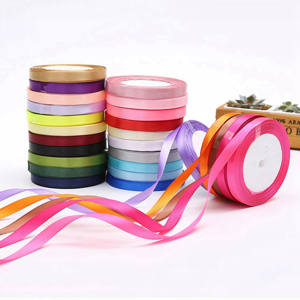25Yards/Roll Grosgrain Satin Ribbons for Wedding Christmas Party Decorations DIY Bow Craft Ribbons Card Gifts Wrapping Supplies
25Yards/Roll Grosgrain Satin Ribbons for Wedding Christmas Party Decorations DIY Bow Craft Ribbons Card Gifts Wrapping Supplies