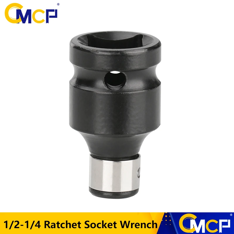 CMCP 1/2 Inch Square To 1/4 Inch Hex Ratchet Socket Wrench Socket Adapter Spanner Drive Converter Impact Tool
CMCP 1/2 Inch Square To 1/4 Inch Hex Ratchet Socket Wrench Socket Adapter Spanner Drive Converter Impact Tool