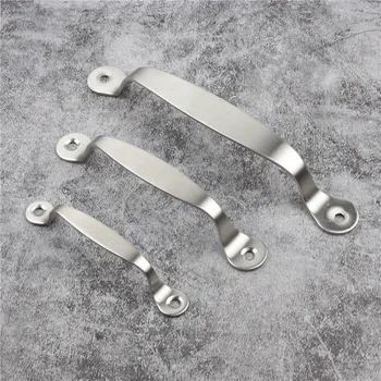 Stainless steel handle surface-mounted room door handle for cabinet drawer window wooden door, old-fashioned thick hardware hand 
Stainless steel handle surface-mounted room door handle for cabinet drawer window wooden door, old-fashioned thick hardware hand