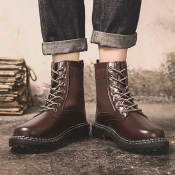 boty for punk men BOOTS hombre leather boots ankle MEN cowboy zapatos mens platform Mens heel casual boot winter mens heels man
boty for punk men BOOTS hombre leather boots ankle MEN cowboy zapatos mens platform Mens heel casual boot winter mens heels man