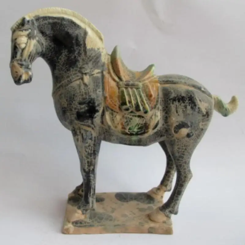 

21 cm /tang sancai pottery and porcelain in ancient China, the horse