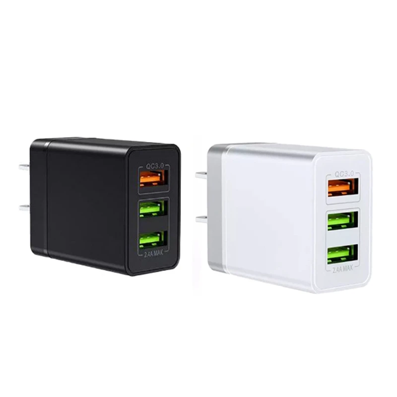 Portable Durable Travel Office Folding Foot 3 Port Qc3.0 Charging Adapter 2Pcs (US Plug)
Portable Durable Travel Office Folding Foot 3 Port Qc3.0 Charging Adapter 2Pcs (US Plug)