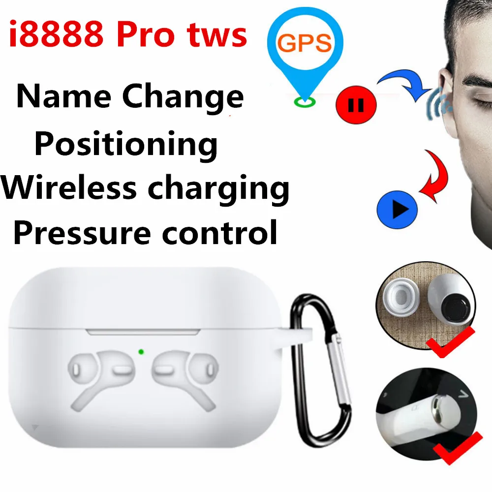 i8888 Pro tws Name Change+Positioning Bluetooth Earphones In-ear Detection Wireless charging Headset With Microphone PK air 3
i8888 Pro tws Name Change+Positioning Bluetooth Earphones In-ear Detection Wireless charging Headset With Microphone PK air 3