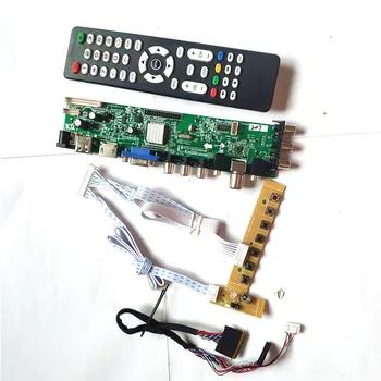 Fit LTN140AT01-G03/G04/001/G01 upgrade 1366*768 screen 40 pin LVDS 3663 TV digital AV HDMI VGA USB DVB LCD drive board DIY Kit 
Fit LTN140AT01-G03/G04/001/G01 upgrade 1366*768 screen 40 pin LVDS 3663 TV digital AV HDMI VGA USB DVB LCD drive board DIY Kit