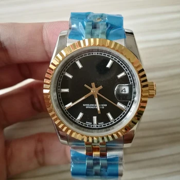 luxury watch men AAA 36mm automatic mechanical No battery sweeping Date JUST stainless steel watches 2813 136 
luxury watch men AAA 36mm automatic mechanical No battery sweeping Date JUST stainless steel watches 2813 136