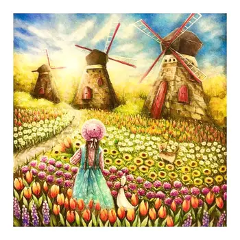 Windmill House Tulip Flower Sea Diamond Painting Scenic Round Full Drill Nouveaute DIY Mosaic Embroidery 5D Cross Stitch Gifts
Windmill House Tulip Flower Sea Diamond Painting Scenic Round Full Drill Nouveaute DIY Mosaic Embroidery 5D Cross Stitch Gifts