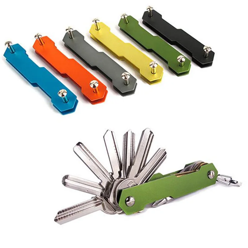 Hot Sale Multifunction Key Holder EDC Aluminum Smart Key Wallet Key Organizer Metal Keychain
Hot Sale Multifunction Key Holder EDC Aluminum Smart Key Wallet Key Organizer Metal Keychain