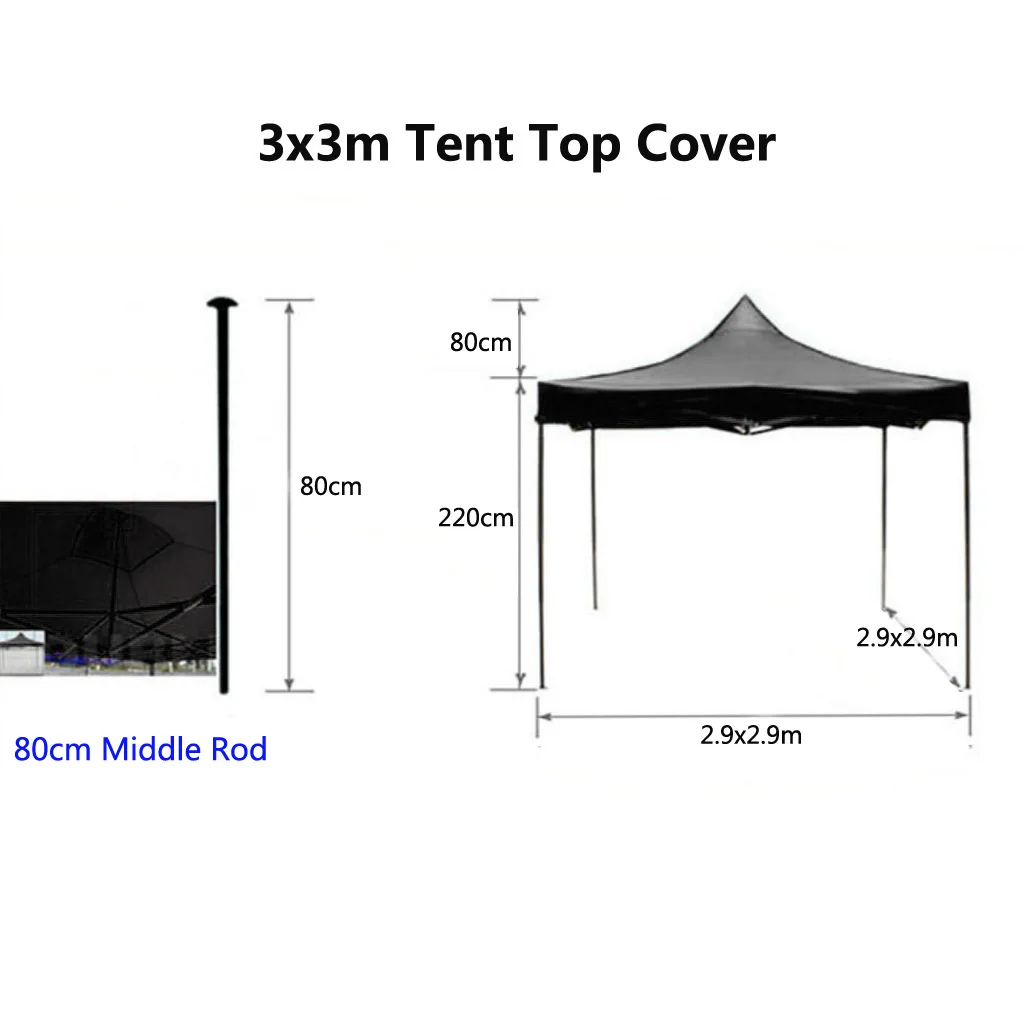 Replacement Gazebo Canopy Top Patio Pavilion Cover Sunshade Rain Tarp Umbrella Beach Cover - Lightweight & Wear-resistant
Replacement Gazebo Canopy Top Patio Pavilion Cover Sunshade Rain Tarp Umbrella Beach Cover - Lightweight & Wear-resistant