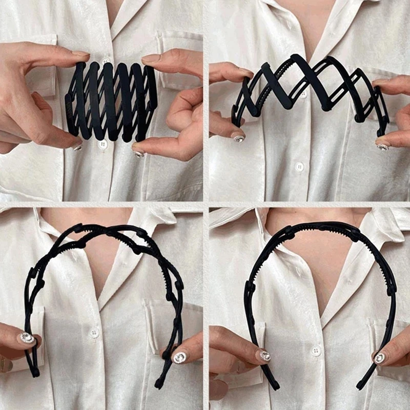 Korea Style Retractable Hair Band Fold Out Hair Band With You Summer Invisible Hair Band Hot Sale Non Slide Head Hoop With Teeth
Korea Style Retractable Hair Band Fold Out Hair Band With You Summer Invisible Hair Band Hot Sale Non Slide Head Hoop With Teeth