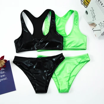 Sexy halter swimwear women Triangle high cut bikini set Micro swimsuit female Push up bathing suit Thong biquini new
Sexy halter swimwear women Triangle high cut bikini set Micro swimsuit female Push up bathing suit Thong biquini new