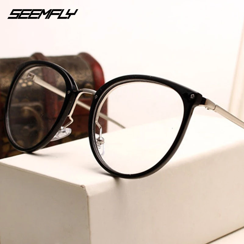 Seemfly Fashion Optical Glasses Frame Transparent Lens Men Women Retro Vintage Eyewear Metal Round Spectacles Eyeglasses Frame
Seemfly Fashion Optical Glasses Frame Transparent Lens Men Women Retro Vintage Eyewear Metal Round Spectacles Eyeglasses Frame