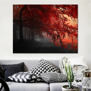 Canvas Paintings Home Decor 1 Piece/Pcs Red Woods Pictures HD Prints Red Trees Leaves Posters For Living Room Wall Art Framework
Canvas Paintings Home Decor 1 Piece/Pcs Red Woods Pictures HD Prints Red Trees Leaves Posters For Living Room Wall Art Framework