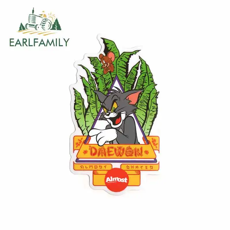 EARLFAMILY 13cm x 8cm for ALMOST Tom and Jerry Daewon Song Logo Car Stickers Vinyl JDM Bumper Trunk Truck Graphics Accessories
EARLFAMILY 13cm x 8cm for ALMOST Tom and Jerry Daewon Song Logo Car Stickers Vinyl JDM Bumper Trunk Truck Graphics Accessories