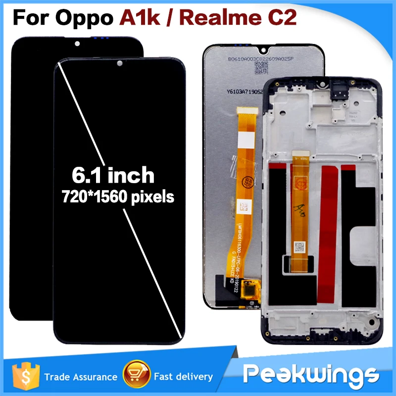 6.1 inch For Oppo A1k CPH1923 LCD Display With Touch Screen Assembly For For Oppo Realme C2 RMX1941 RMX1945 LCD Display
6.1 inch For Oppo A1k CPH1923 LCD Display With Touch Screen Assembly For For Oppo Realme C2 RMX1941 RMX1945 LCD Display