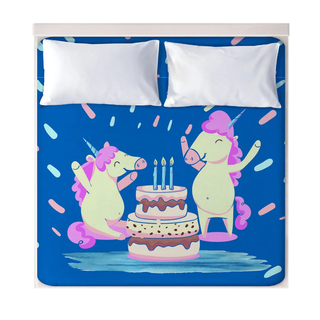 3D Cartoon Unicorn Fitted Sheets 3D Cartoon Unicorn Fitted Sheets