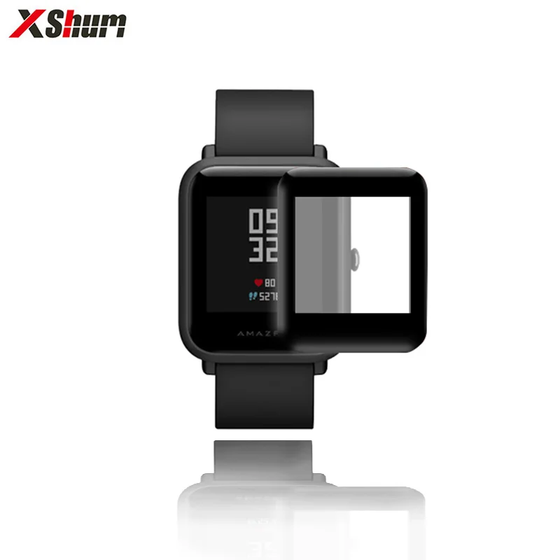 

Amazfit Bip Film For Xiaomi Amazfit bip S Glass Screen Protectors Fiberglass ultra-thin Protective Full Cover HD For Accessories