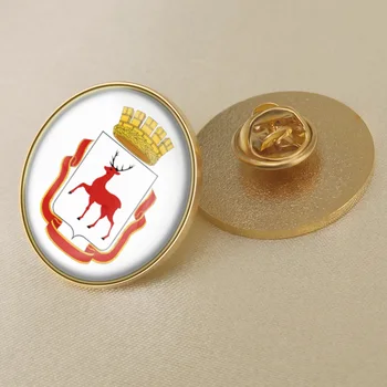 Coat of arms of Nizhny Novgorod Lapel Pins/Broochs/Badges
Coat of arms of Nizhny Novgorod Lapel Pins/Broochs/Badges