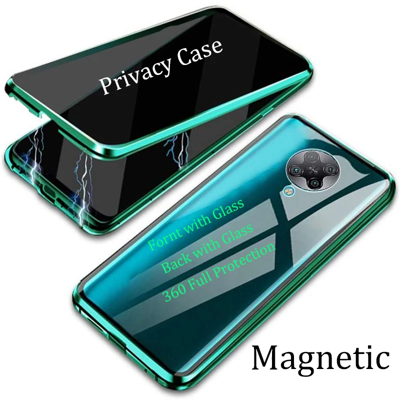 Metal Magnetic Tempered Glass Privacy Phone Case for Xiaomi Redmi Note 9S 9Pro Max 8Pro 8T 9T K20 K30Pro Magnet Protective Cover
Metal Magnetic Tempered Glass Privacy Phone Case for Xiaomi Redmi Note 9S 9Pro Max 8Pro 8T 9T K20 K30Pro Magnet Protective Cover