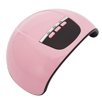 Pink 45W Intelligent Induction Nail Lamp 15 LED Beads with Invisible Display Infrared Sensor UV Dual Light Source Quick-drying N 
Pink 45W Intelligent Induction Nail Lamp 15 LED Beads with Invisible Display Infrared Sensor UV Dual Light Source Quick-drying N