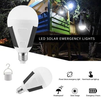 1PC E27 Smart Sensor Charge LED Bulbs Rechargable Waterproof Light 7W/12W Solar Emergency Lamps For Outdoor Garden Yard Camping
1PC E27 Smart Sensor Charge LED Bulbs Rechargable Waterproof Light 7W/12W Solar Emergency Lamps For Outdoor Garden Yard Camping