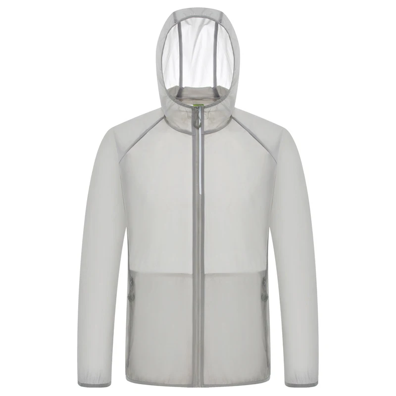 

Sun Protection Casual Jacket Ultra-Light Rainproof Top Outdoor Long-sleeved Hooded Clothing Men Women Waterproof Windbreaker
