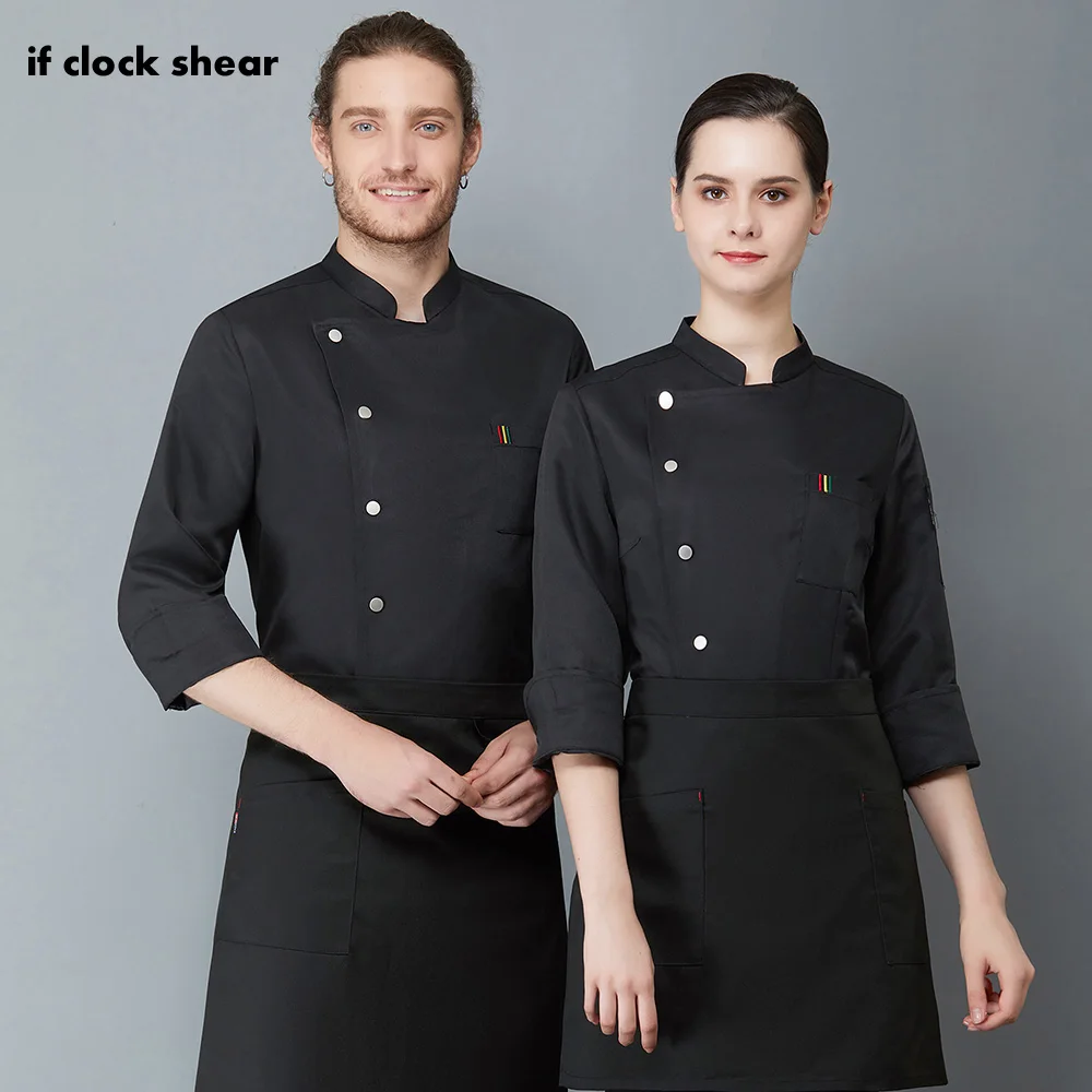 High Quality Chef jacket Catering cooker coats Food Service Restaurant uniforms shirts Long sleeves Hotel kitchen work clothes
High Quality Chef jacket Catering cooker coats Food Service Restaurant uniforms shirts Long sleeves Hotel kitchen work clothes