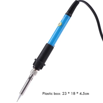 Adjustable Temperature Solder Iron 60W Electric Soldering Iron Repair Tool Set Adjustable Temperature Welding Tool
Adjustable Temperature Solder Iron 60W Electric Soldering Iron Repair Tool Set Adjustable Temperature Welding Tool