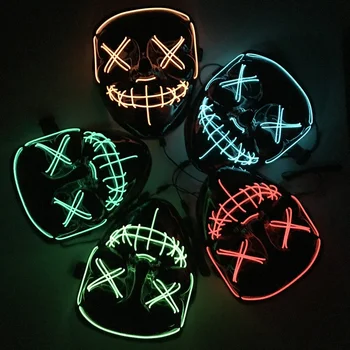 Halloween LED Glowing Mask Ghost Face Adult Fluorescent Dance Mask(Battery Excluded) 4 modes
Halloween LED Glowing Mask Ghost Face Adult Fluorescent Dance Mask(Battery Excluded) 4 modes