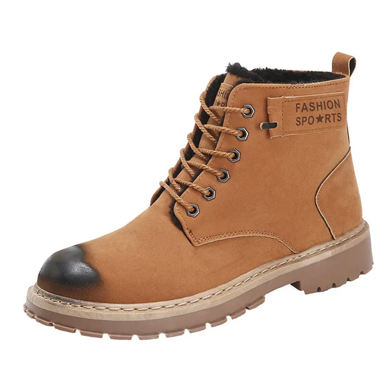 New Mens Booties Riding Boots Winter Plush Warm Non-slip Lace-up High-top Shoes Europe Fashion Retro Gentry Casual Spring Autumn
New Mens Booties Riding Boots Winter Plush Warm Non-slip Lace-up High-top Shoes Europe Fashion Retro Gentry Casual Spring Autumn