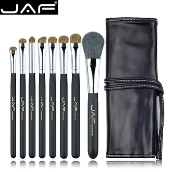 JAF 8pcs Soft Goat Pony Hair Eye Make Up Brushes Set Classic Black Eye Shadow Blush Makeup Brush Portable Cosmetic Tools Kit
JAF 8pcs Soft Goat Pony Hair Eye Make Up Brushes Set Classic Black Eye Shadow Blush Makeup Brush Portable Cosmetic Tools Kit