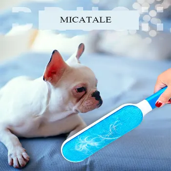 MICATALE Pet Dog Brush Cat Grooming Comb Clothes Sofa Hairbrush Cleaning Tool Hair Remover Brush Pet Cleaning Supplies Blue/Gray
MICATALE Pet Dog Brush Cat Grooming Comb Clothes Sofa Hairbrush Cleaning Tool Hair Remover Brush Pet Cleaning Supplies Blue/Gray
