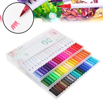 24/48/60/100pcs Sketch Art Markers Colorful Brush Pens Set Dual Tips Soft Fine Writing Pens Drawing Watercolour Markers Art Tool
24/48/60/100pcs Sketch Art Markers Colorful Brush Pens Set Dual Tips Soft Fine Writing Pens Drawing Watercolour Markers Art Tool